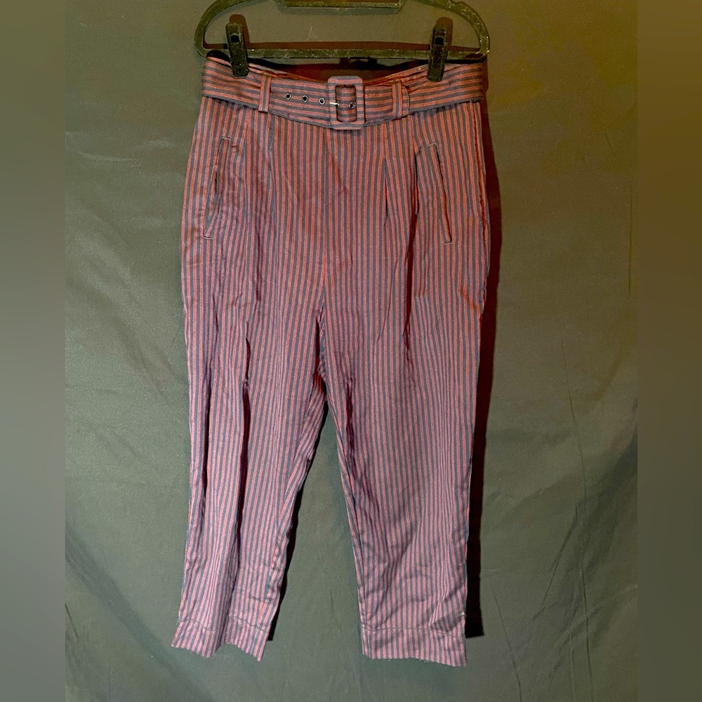Anthropologie Stripped Trousers